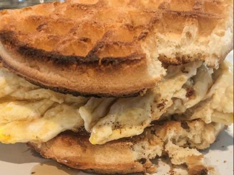 Waffle Breakfast Sandwich