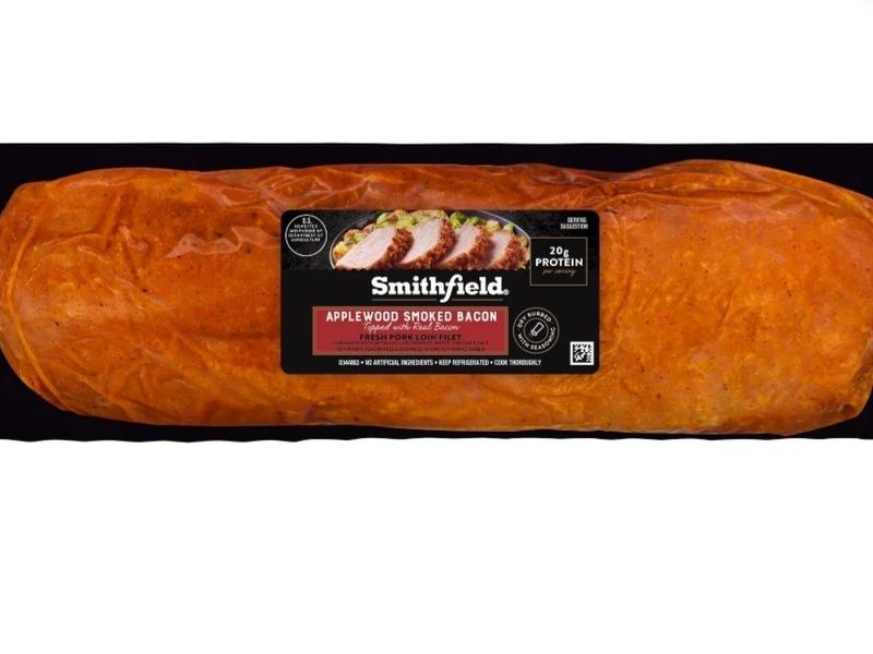 Applewood Smoked Bacon Pork Loin Filet