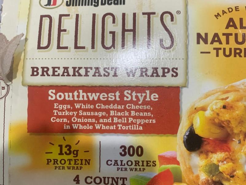 Southwest Style Breakfast Wraps