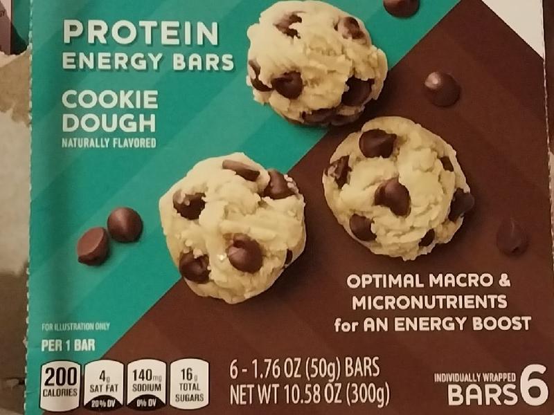 Cookie Dough Protein Nutrition Bar