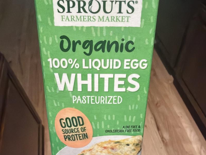 Organic Pasteurized 100% Liquid Egg Whites