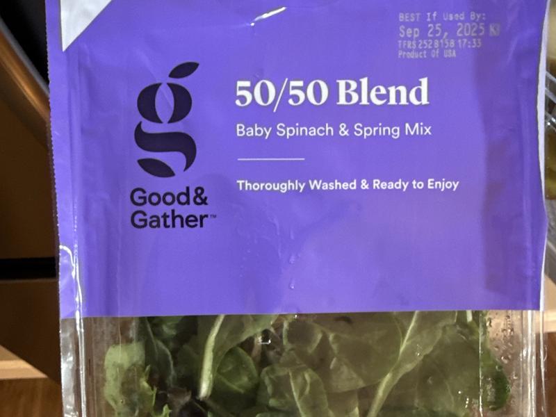 50/50 Blend Baby Spinach & Spring Mix