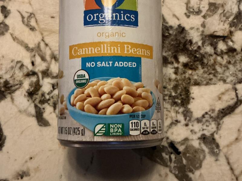 Organic Cannellini Beans, No Salt Added