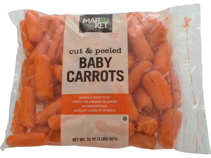 Baby Carrots, Cut & Peeled