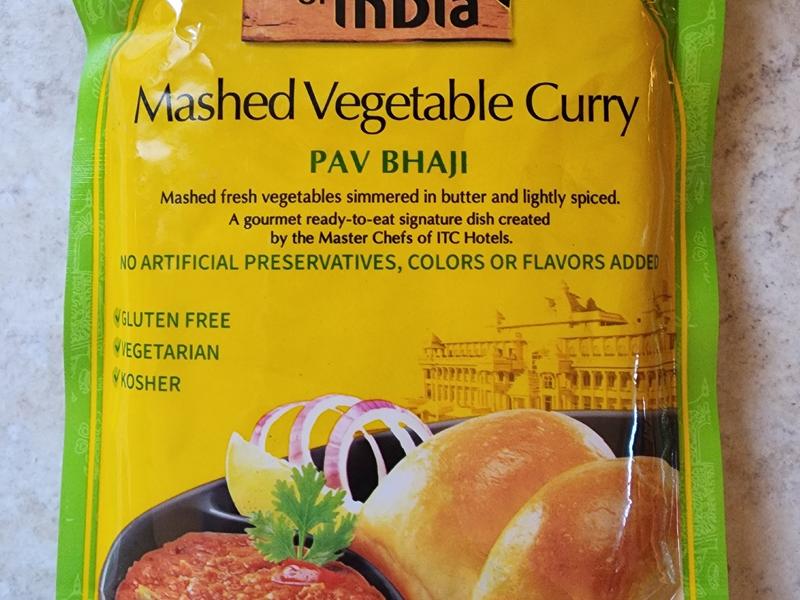 Pav Bhaji, Mashed Vegetable Curry