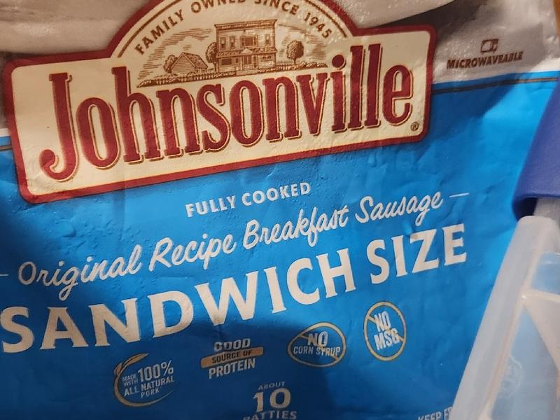 Original Recipe Breakfast Sausage, Sandwich Size