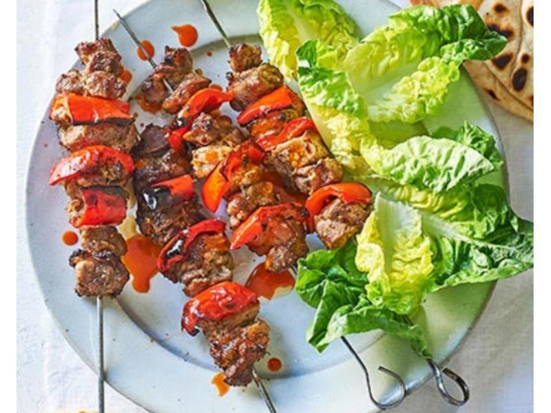 Pork souvlaki