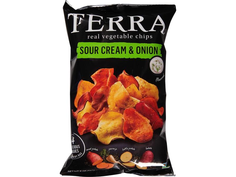 Vegetable Chips, Real, Sour Cream & Onion