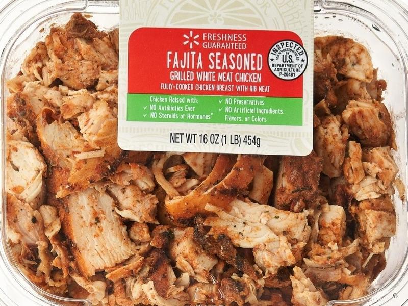 Fajita Seasoned Grilled White Chicken Meat