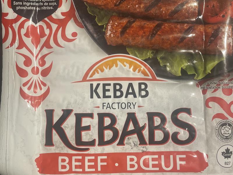 Ready to Bake or BBQ Beef Kebab