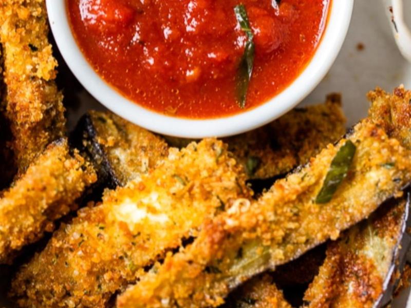 Baked Eggplant Sticks