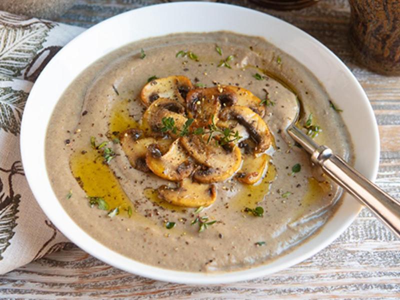 Creamy Roasted Mushroom Soup