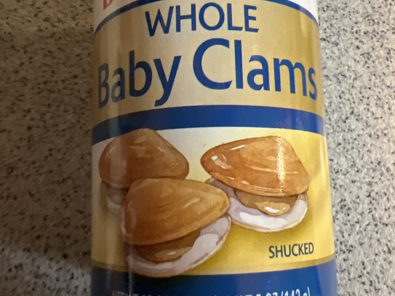 Whole Baby Clams