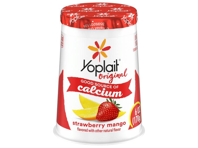 Yogurt, Low Fat, Strawberry Mango