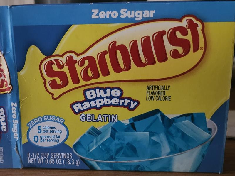 Sugar Free Blue Raspberry Gelatin