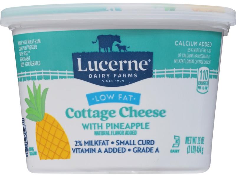 Cottage Cheese, Small Curd, Low Fat, 2% Milkfat