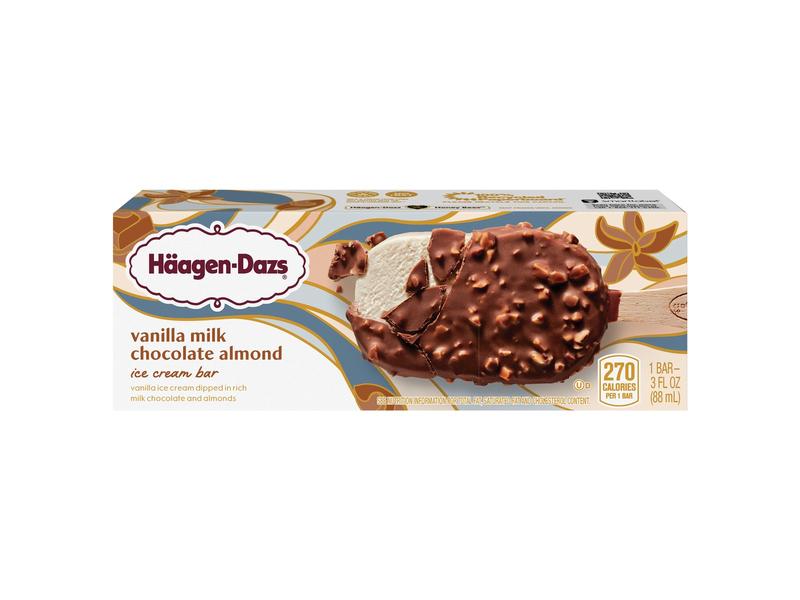 Ice Cream Bar, Vanilla Milk Chocolate Almond