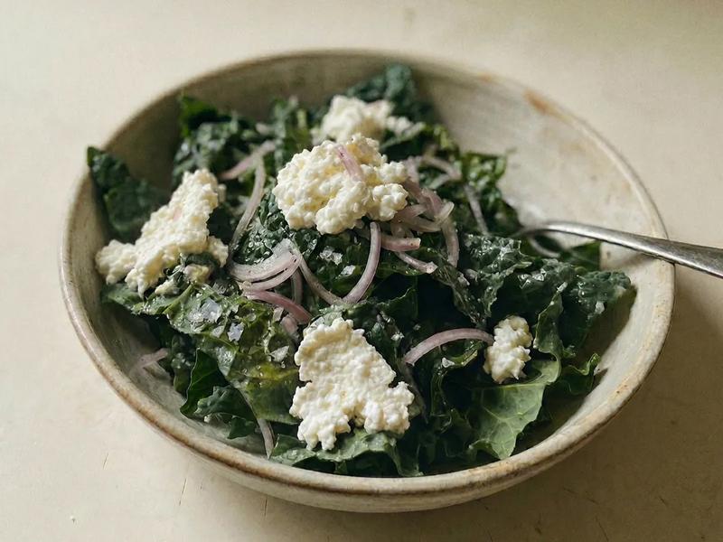 Lacinato Kale and Ricotta Salata Salad