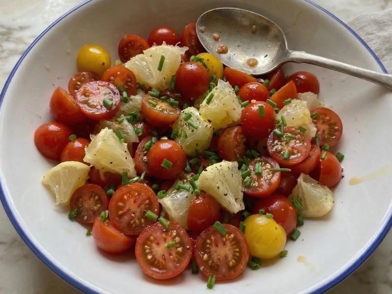 Cherry Tomato and Lemon Salad