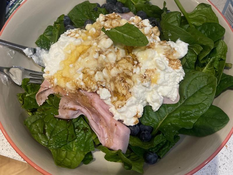 Ham and Cottage Cheese Salad