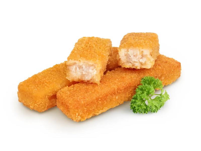 Fish portions and sticks