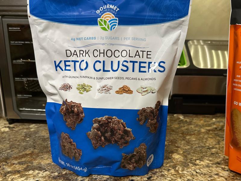 Keto Clusters, Dark Chocolate
