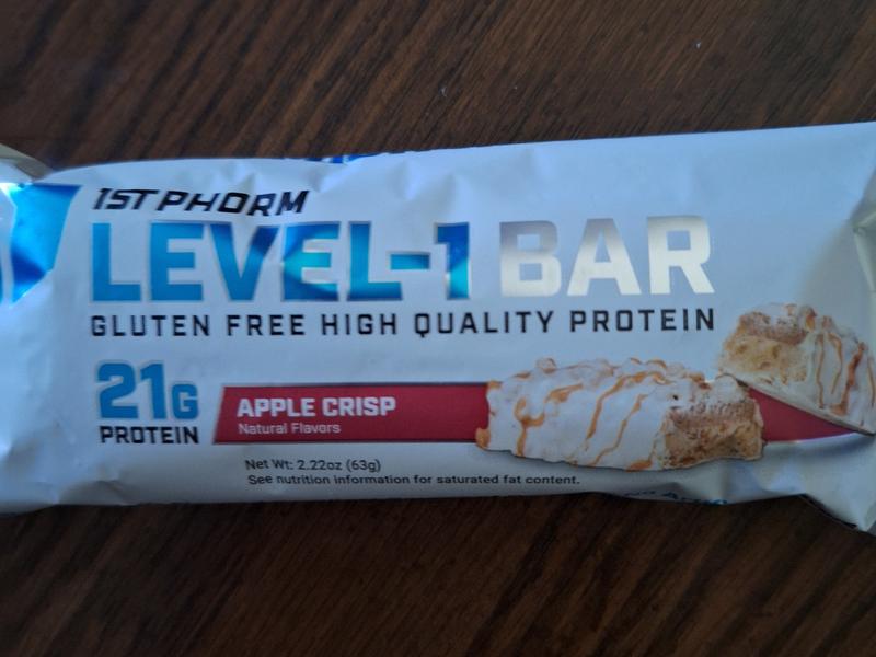 Level-1 High Quality Protein Bar, Apple Crisp