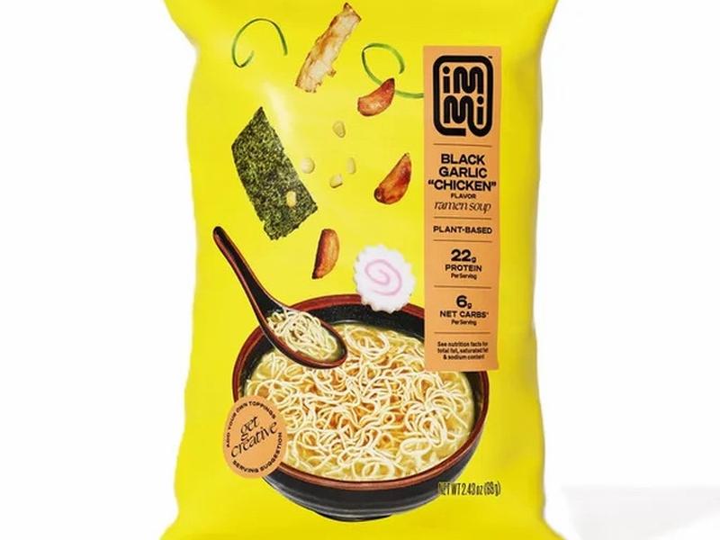 Black Garlic Chicken Flavor Ramen Soup