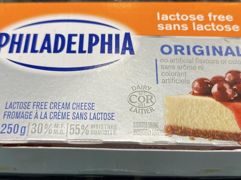 Original Lactose Free Cream Cheese