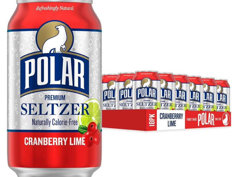 Cranberry Lime Seltzer
