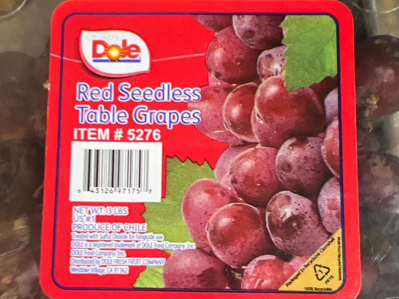 Red Seedless Table Grapes