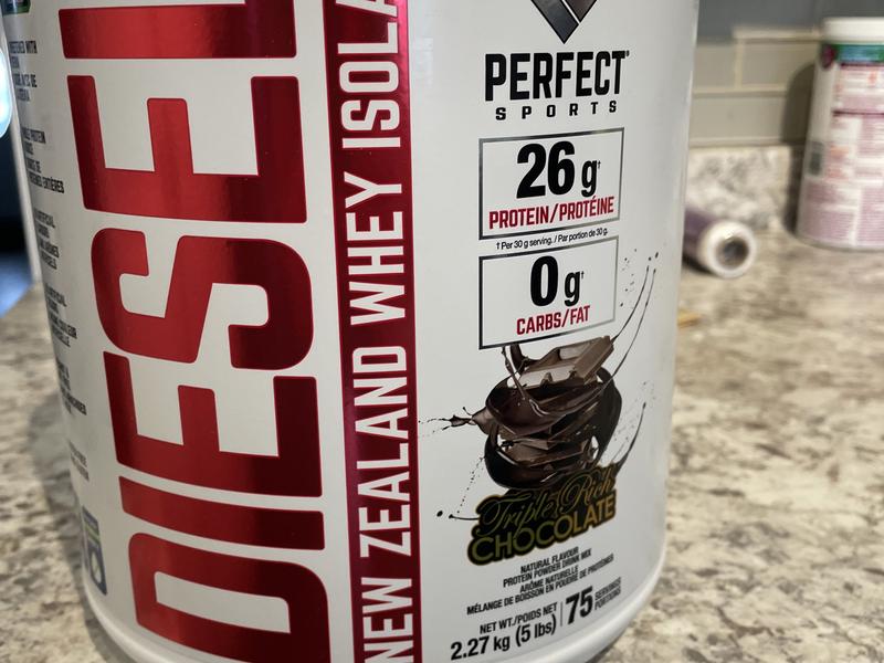 Dark Chocolate New Zealand Whey Isolate Protein Powder Mix