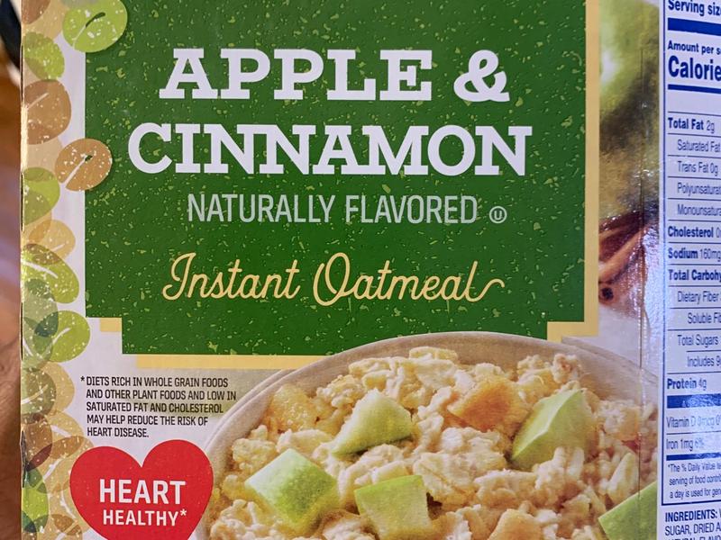 Apple & Cinnamon Instant Oatmeal