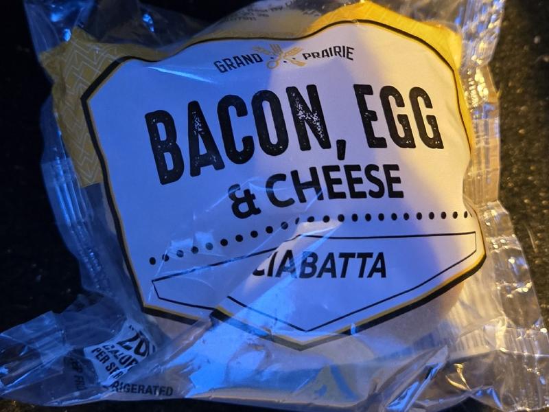 Bacon Egg & Gouda Cheese Ciabatta