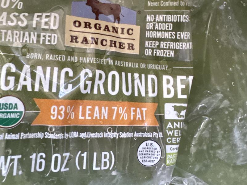 Organic Ground Beef