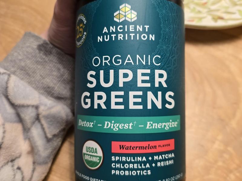 Super Greens Supplement Watermelon Powder