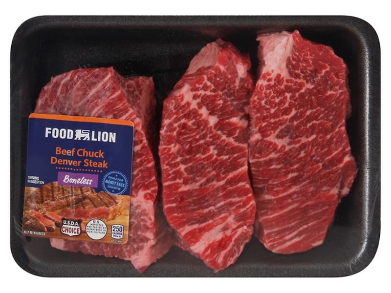 Boneless Beef Chuck Denver Steak