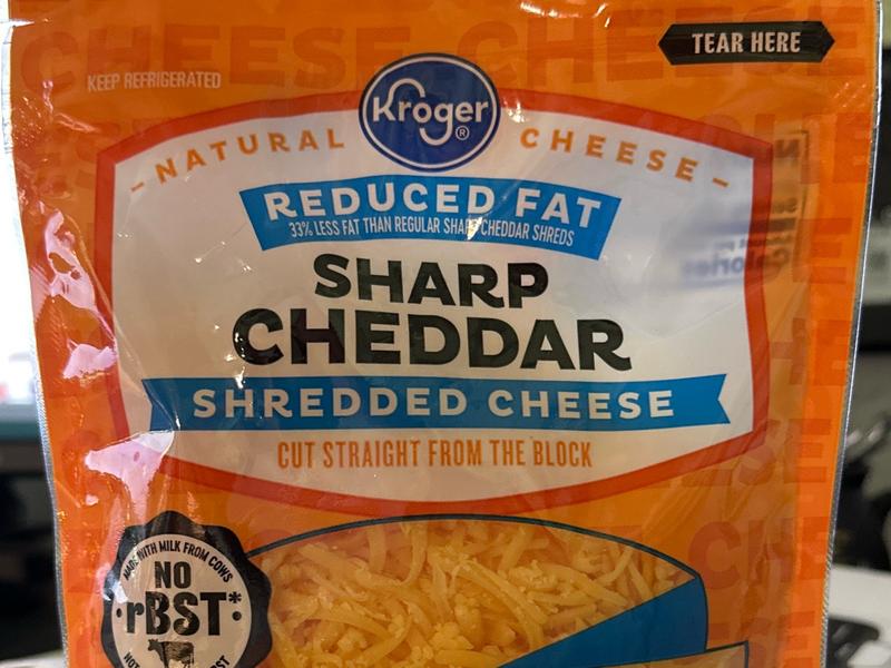 Reduced Fat Shredded Sharp Cheddar Cheese