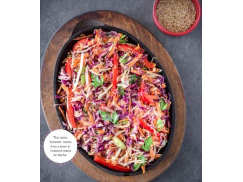 Asian Slaw with Sesame and Ginger Dressing