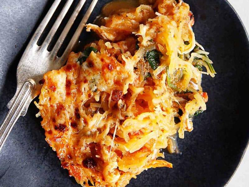 Spaghetti Squash Italian-Style Casserole