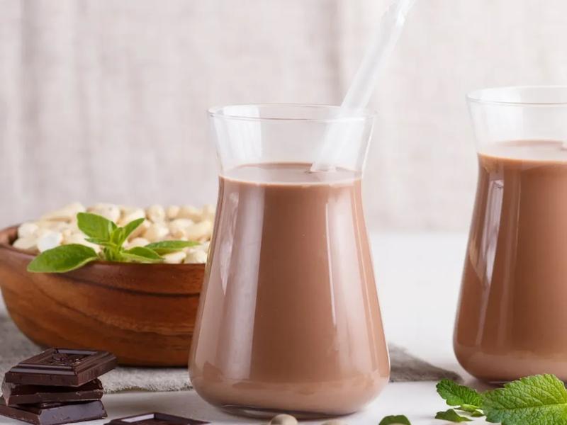 Chocolate soymilk