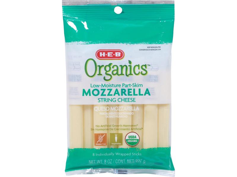 String Cheese, Mozzarella, Low-Moisture Part Skim