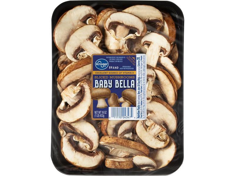 Mushrooms, Sliced, Baby Bella