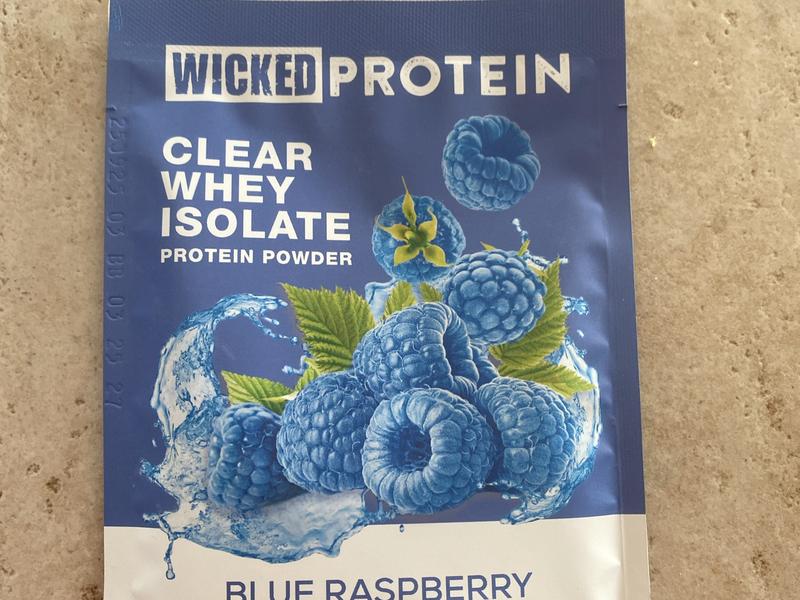 Blue Raspberry Flavored Clear Whey Isolate Protein Powder