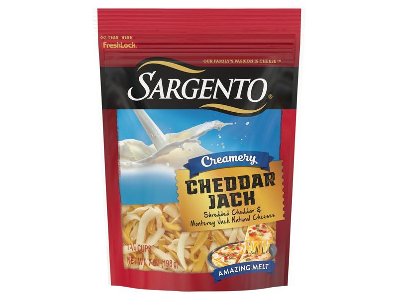 Shredded Cheese, Natural, Cheddar Jack