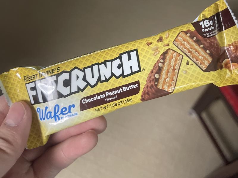 Chocolate Peanut Butter Flavored Wafer Protein Bar