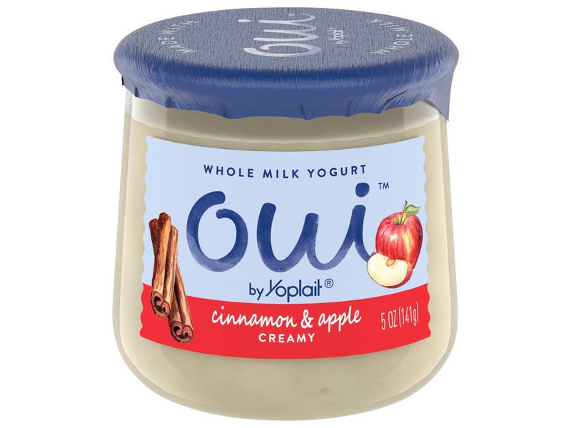 Yogurt, Whole Milk, Cinnamon & Apple, Creamy