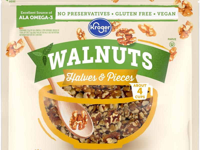 Walnuts, Halves & Pieces