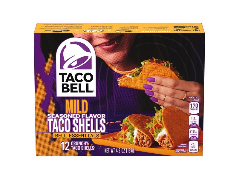 Taco Shells, Seasoned Flavor, Mild, Crunchy