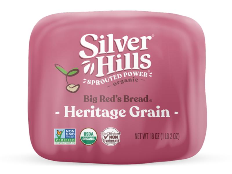 Organic Sprouted Power Heritage Grain Big Red's Bread Sprouted Wheat Bread